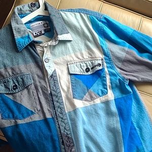 Sector 9 plaid button up